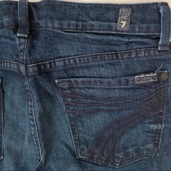 7 For All Mankind Dojo Mid Rise Capri Jeans 27 - Picture 7 of 11